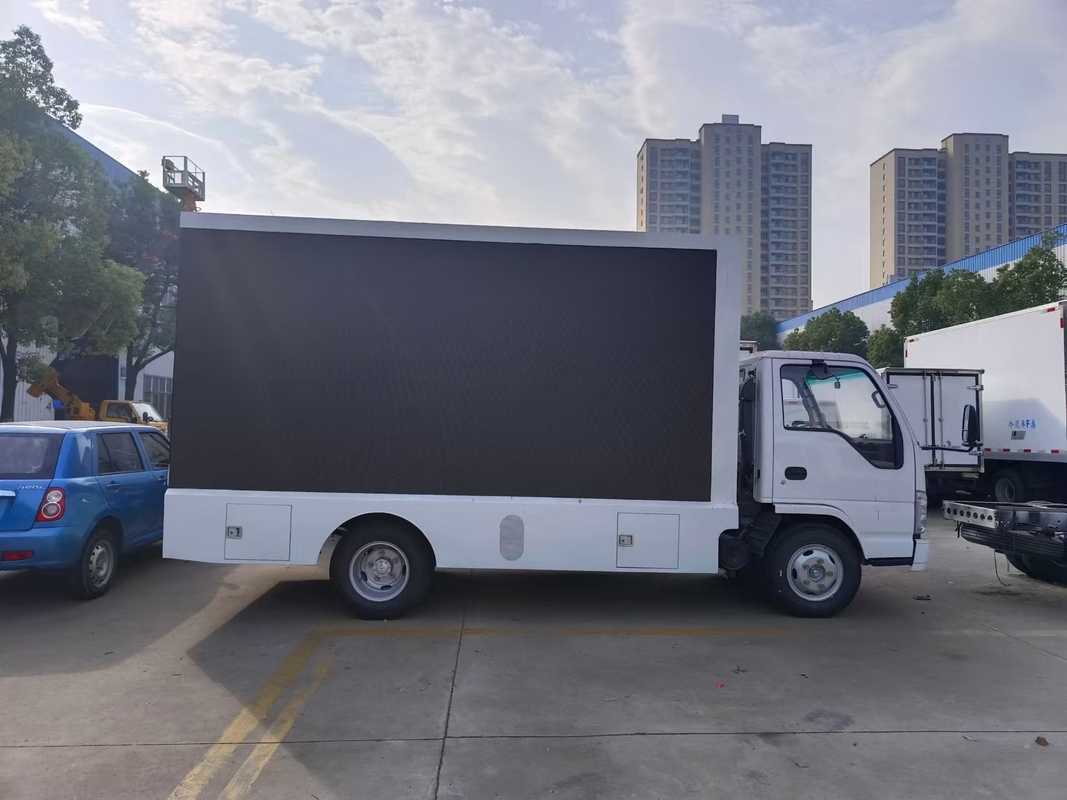 Marca japonesa Isuzu Mobile Led Truck Publicidade P3 P4 P5 Pequeno trailer de exibição LED