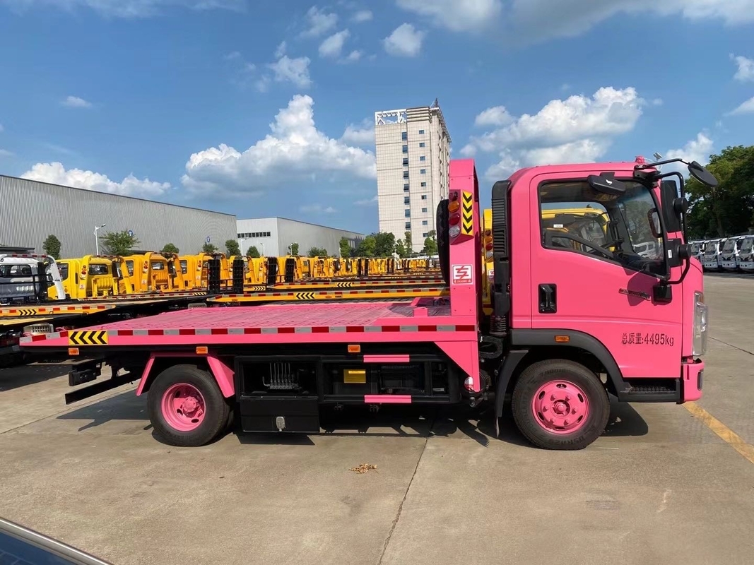 SINOTRUK HOWO 4x2 3 a 5 toneladas de carro de reboque de carga leve para reboque caminhão de resgate rodoviário veículo de recuperação para venda